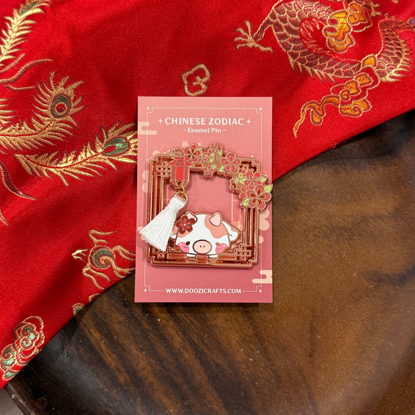 Cat | Doozi Lunar New Year Zodiac Enamel Pin