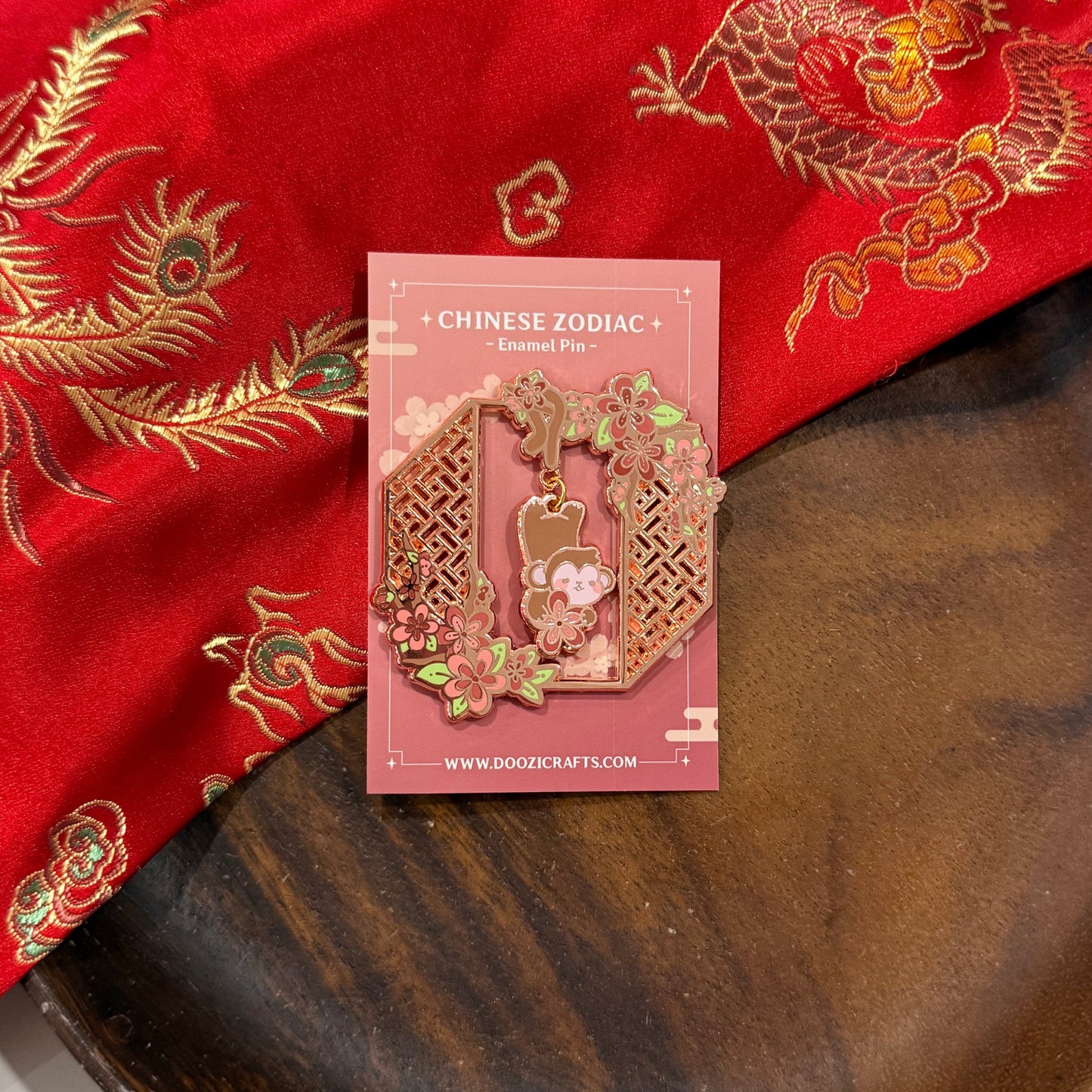 Monkey | Doozi Lunar New Year Zodiac Enamel Pin