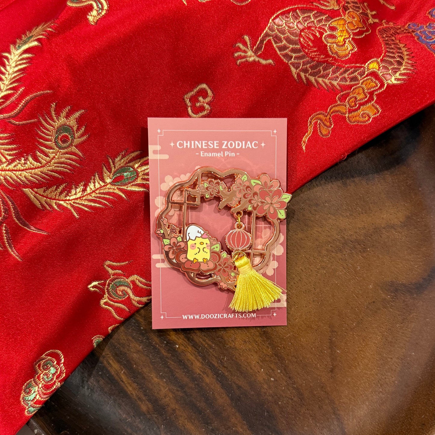 Rooster | Doozi Lunar New Year Zodiac Enamel Pin