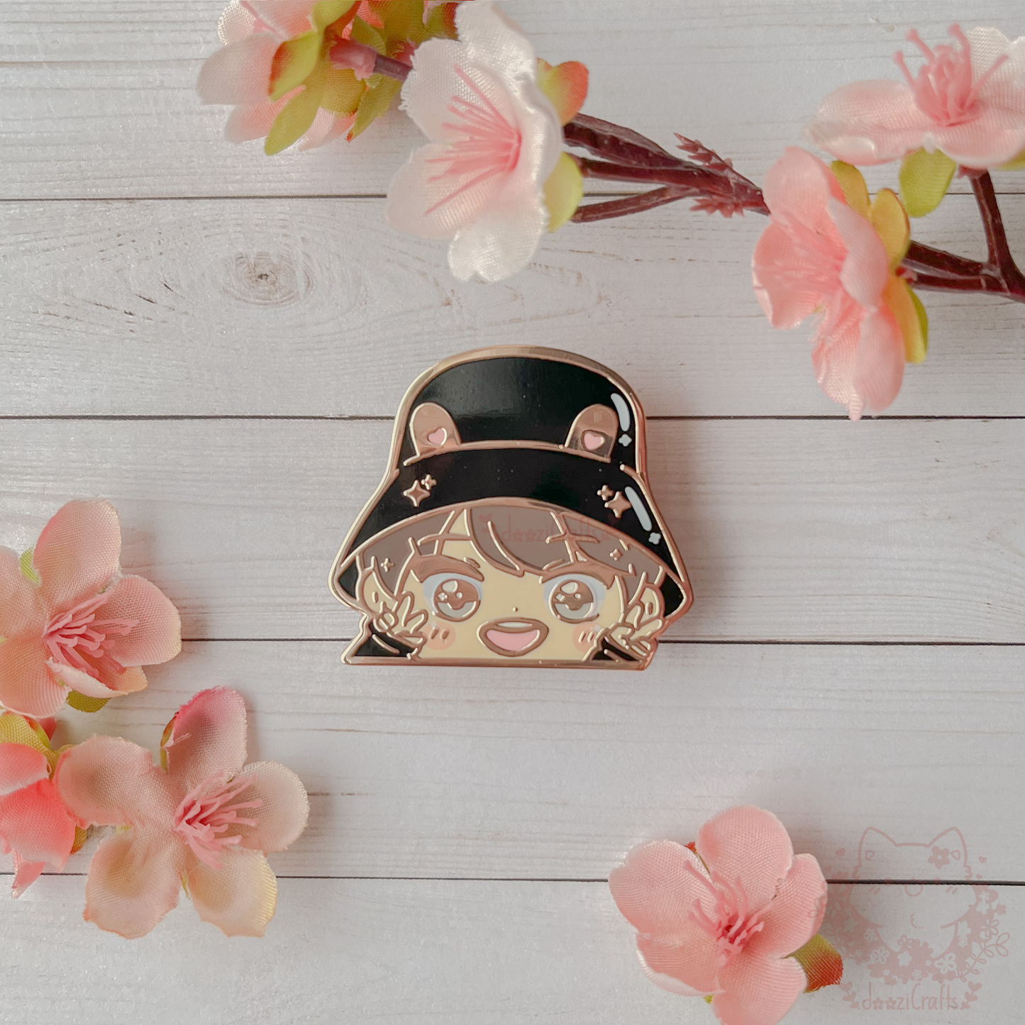 BTS Chibi Peeker Enamel Pin