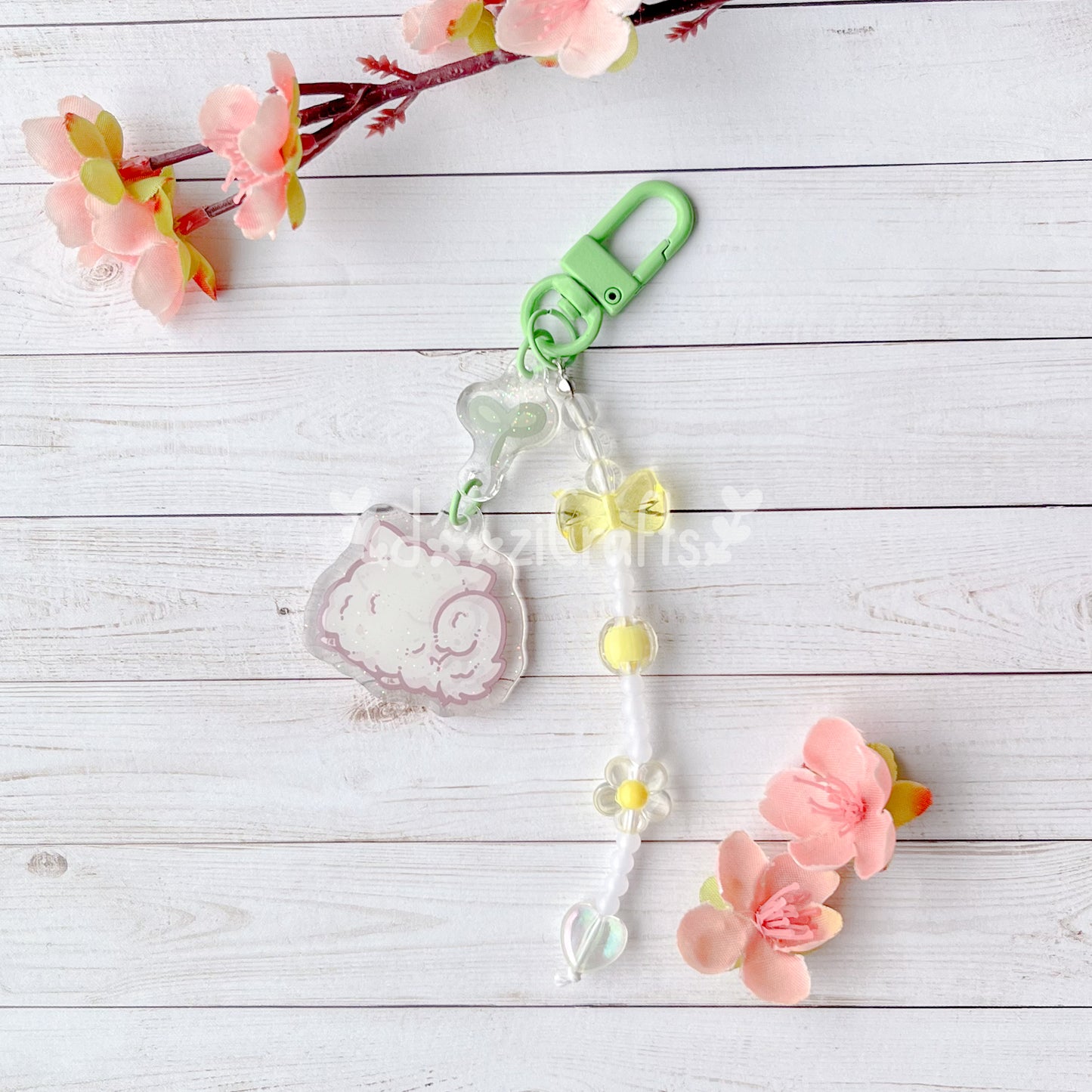 Cottonball Floof Bead Charm