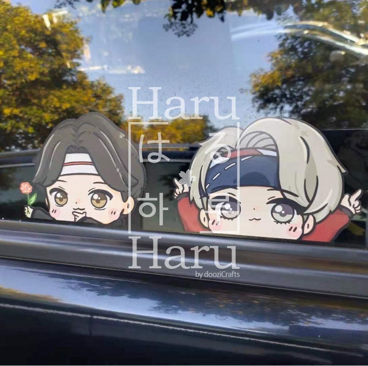Cute Kpop Boys Window Decal