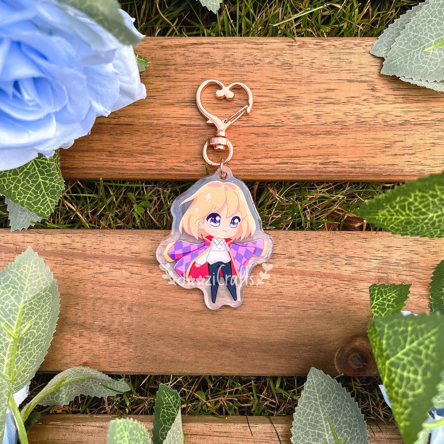 Cute Chibi Magical Boy Acrylic Epoxy Charm