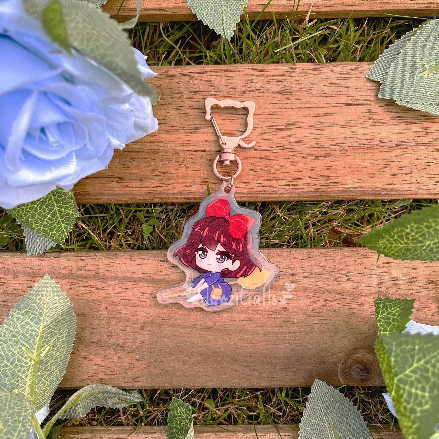 Cute Chibi Witch Acrylic Charm