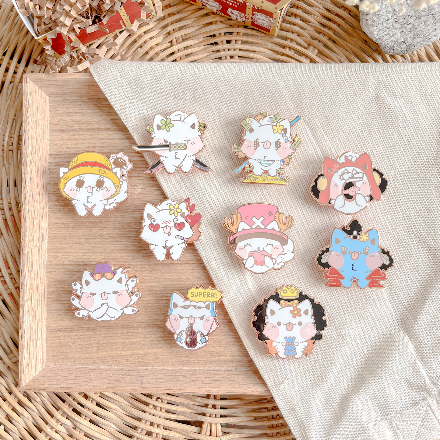 OP X DOOZI BLIND BOX | Random Enamel Pin