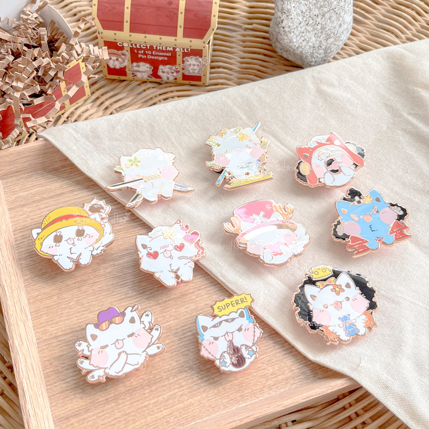 OP X DOOZI BLIND BOX | Random Enamel Pin