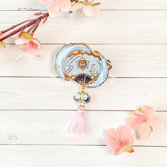 Inazuma Kamisato Ayaka Inspired Enamel Pin