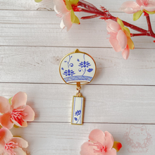 Load image into Gallery viewer, Porcelain Chime | Gold Plating | Spring Time Enamel Pin Collection
