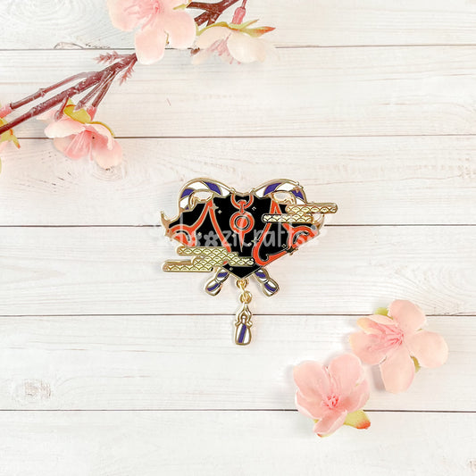 Inazuma Arataki Itto Inspired Enamel Pin