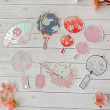 Load image into Gallery viewer, ✿Full Set✿ Spring Time Holographic Die Cut Stickers
