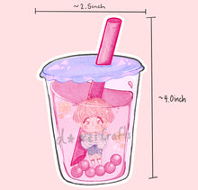 Load image into Gallery viewer, Jimin Boba Holographic Waterproof Sticker
