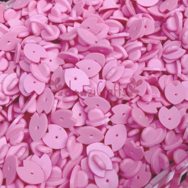 Cute Sakura Petal Rubber Clutches/Pin Backings for Enamel Pins