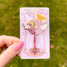 Load image into Gallery viewer, Kero Clow Card Inspired Enamel Pin
